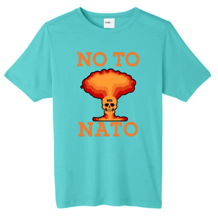 No To NATO Anti War Peace Ukraine ChromaSoft Performance T-Shirt