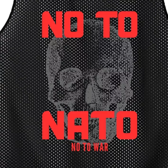 No To NATO Anti War Peace Ukraine Mesh Reversible Basketball Jersey Tank