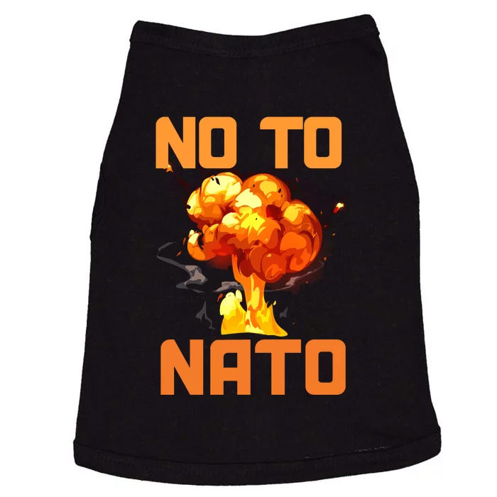 No To NATO Anti War Peace Ukraine Doggie Tank