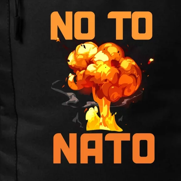 No To NATO Anti War Peace Ukraine Daily Commute Backpack