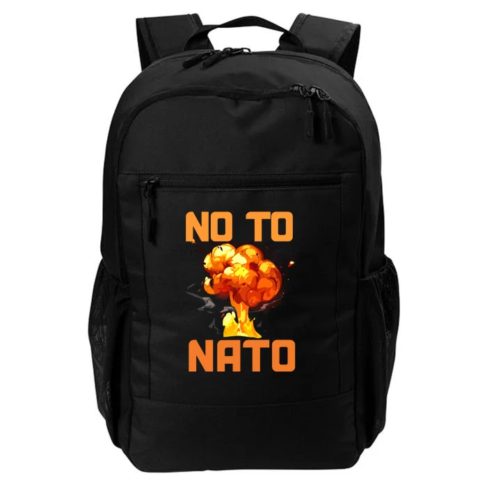 No To NATO Anti War Peace Ukraine Daily Commute Backpack