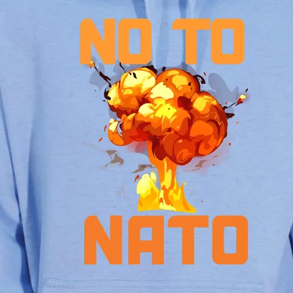 No To NATO Anti War Peace Ukraine Unisex Surf Hoodie