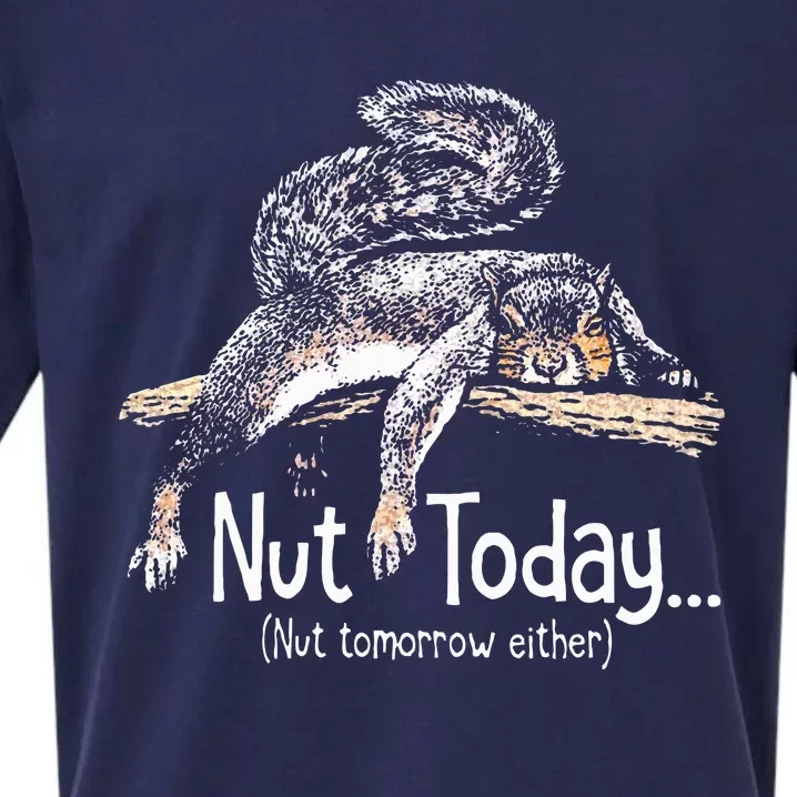 Nut Today Nut Tomorrow Either Squirrel Sueded Cloud Jersey T-Shirt