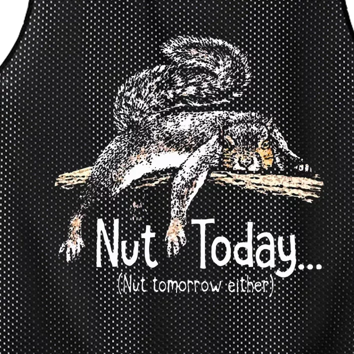 Nut Today Nut Tomorrow Either Squirrel Mesh Reversible Basketball Jersey Tank