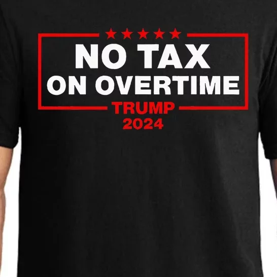 No Tax Overtime Vote Trump Vance 2024 Pajama Set