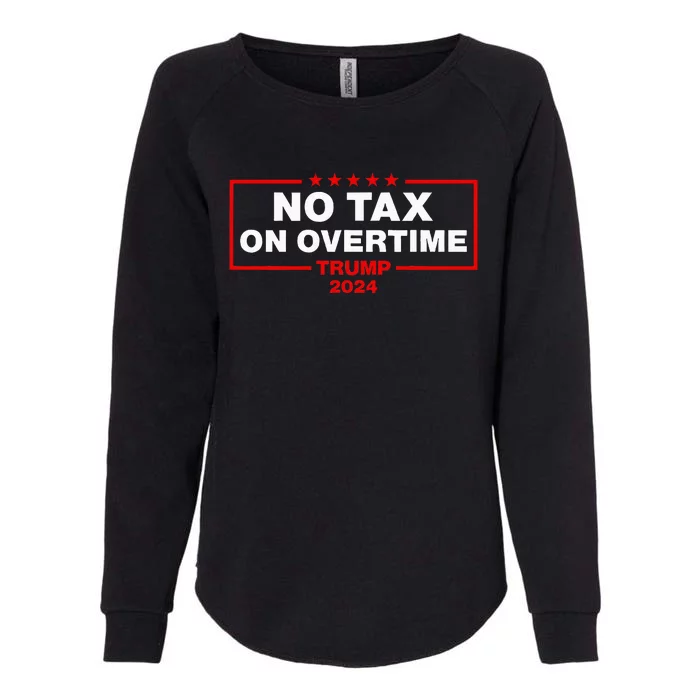 No Tax Overtime Vote Trump Vance 2024 Womens California Wash Sweatshirt