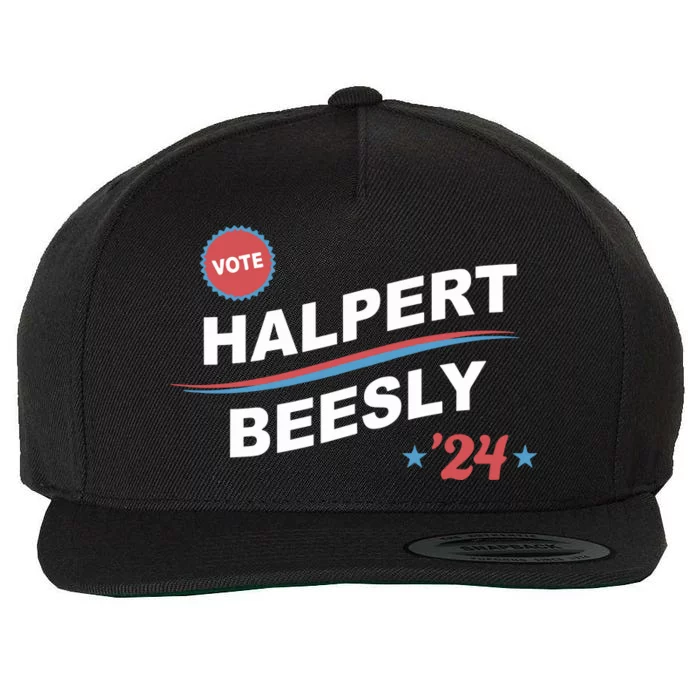 Nbcstore The Office Vote Halpert Beesly 24 Wool Snapback Cap