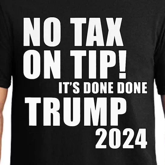 No Taxes On Tips! Trump Idea Address The Waitress’S Problem Pajama Set