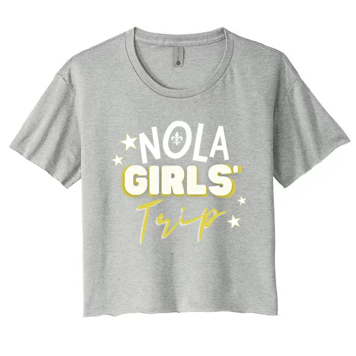 Nola Trip/new Orleans Vacation Gift Women's Crop Top Tee