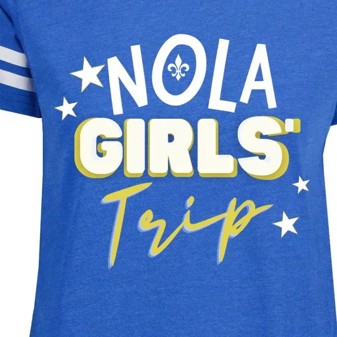 Nola Trip/new Orleans Vacation Gift Enza Ladies Jersey Football T-Shirt