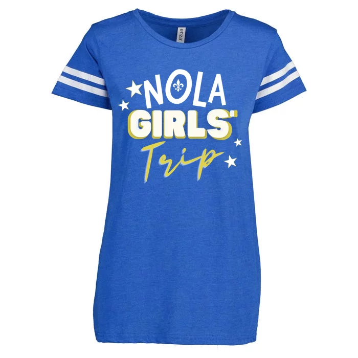 Nola Trip/new Orleans Vacation Gift Enza Ladies Jersey Football T-Shirt