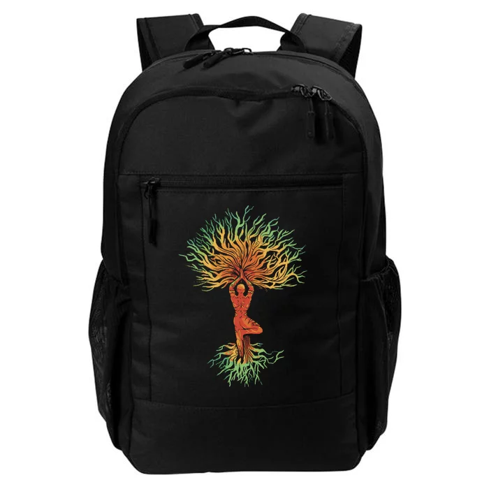 Nature Tree Of Life Yoga Colorful Daily Commute Backpack