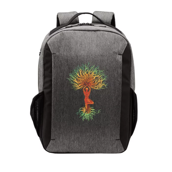 Nature Tree Of Life Yoga Colorful Vector Backpack