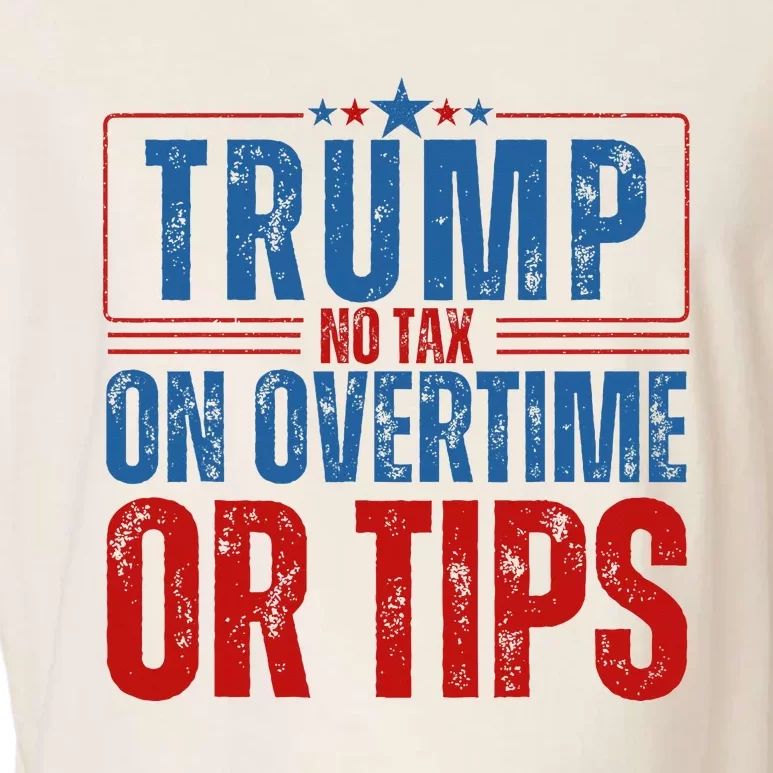 No Tax On Overtime Or Tips Garment-Dyed Women's Muscle Tee