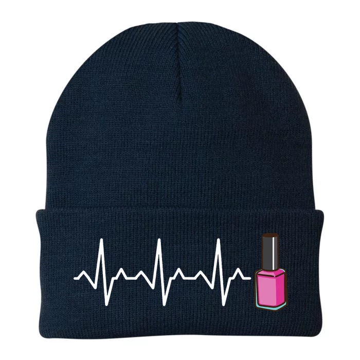 Nail Tech Polish Knit Cap Winter Beanie