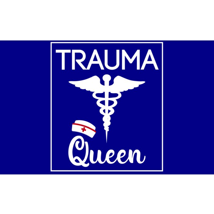 Nurse Trauma Queen Gift Bumper Sticker