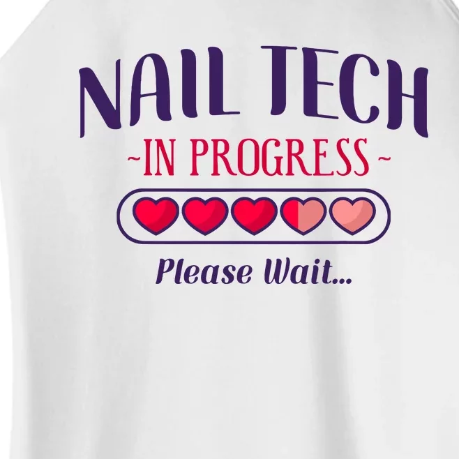 Nail Tech Quote Work Uniform Nail Polish Future Women’s Perfect Tri Rocker Tank