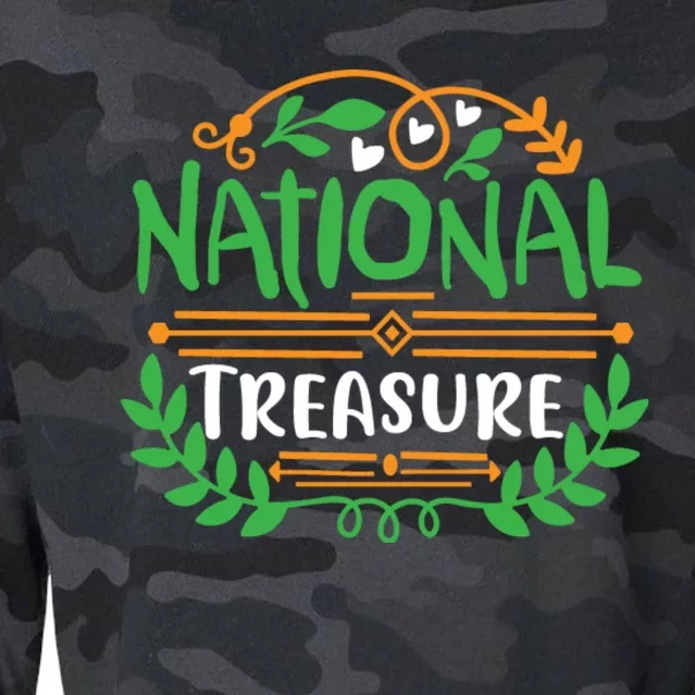 National Treasure Quote Cute Design Cropped Pullover Crew