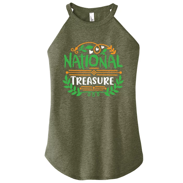 National Treasure Quote Cute Design Women’s Perfect Tri Rocker Tank