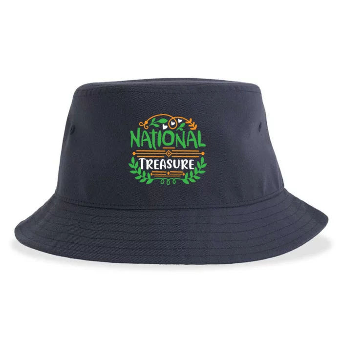 National Treasure Quote Cute Design Sustainable Bucket Hat