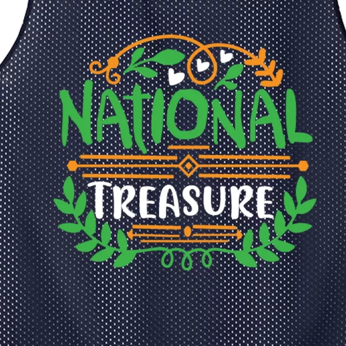 National Treasure Quote Cute Design Mesh Reversible Basketball Jersey Tank