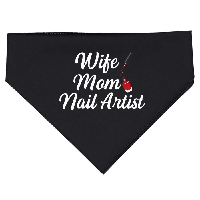 Nail Tech Quote For Your Nail Artist Mom USA-Made Doggie Bandana