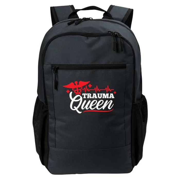 Nurse Trauma Queen Gift Daily Commute Backpack