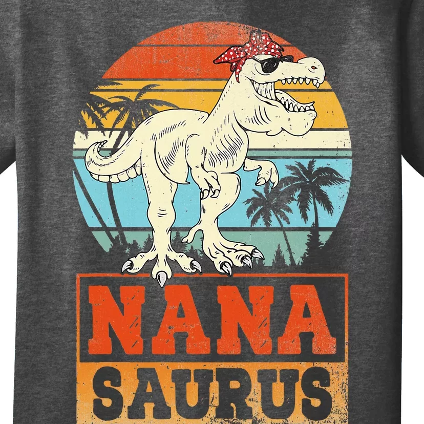 Nanasaurus T Rex Dinosaur Nana Saurus Family Matching T-Shirt