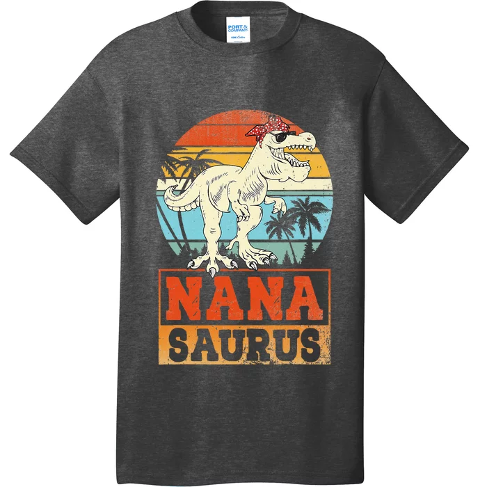 Nanasaurus T Rex Dinosaur Nana Saurus Family Matching T-Shirt