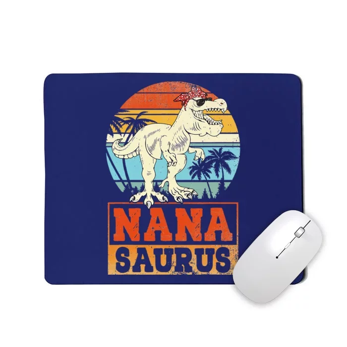 Nanasaurus T Rex Dinosaur Nana Saurus Family Matching Mousepad