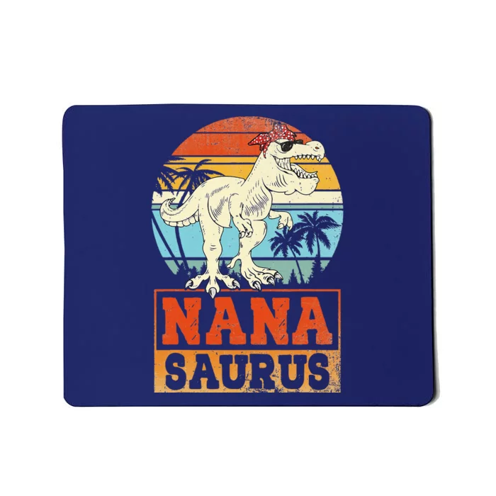 Nanasaurus T Rex Dinosaur Nana Saurus Family Matching Mousepad