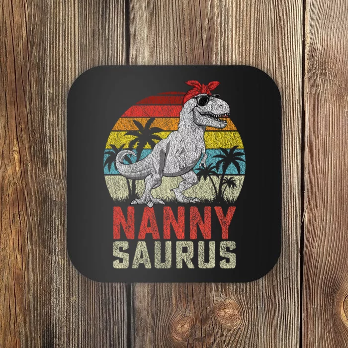 Nannysaurus T Rex Dinosaur Nanny Saurus MotherS Family Coaster