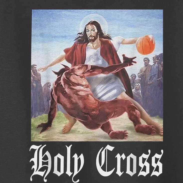  Funny Not Today Satan Jesus Crossover Basketball T