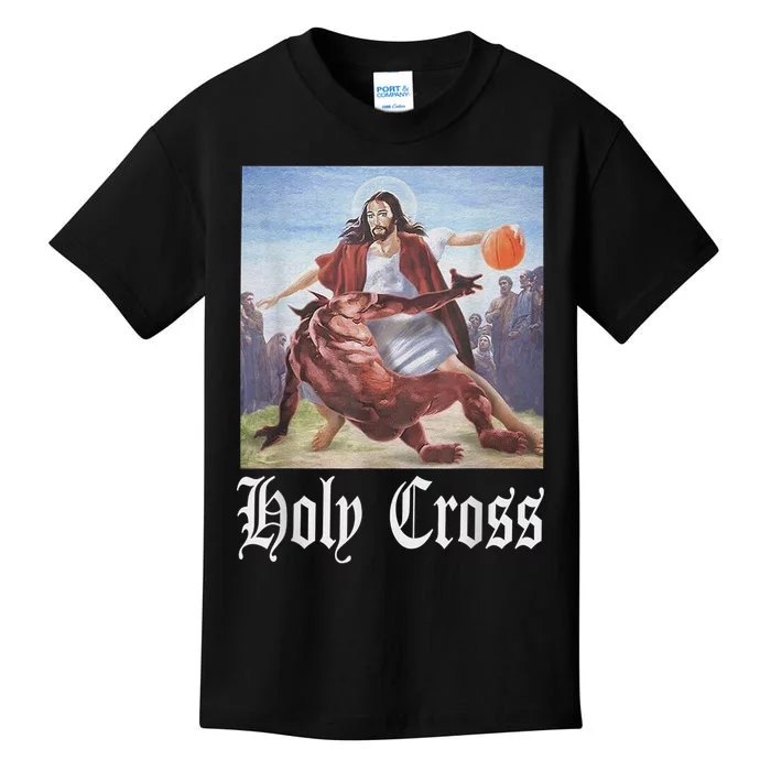  Funny Not Today Satan Jesus Crossover Basketball T