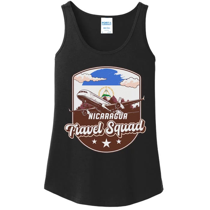 Nicaragua Travel Squad Nicaragua Ladies Essential Tank