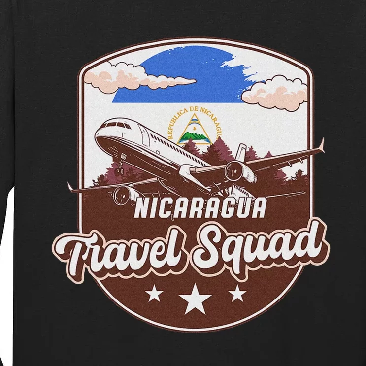 Nicaragua Travel Squad Nicaragua Tall Long Sleeve T-Shirt