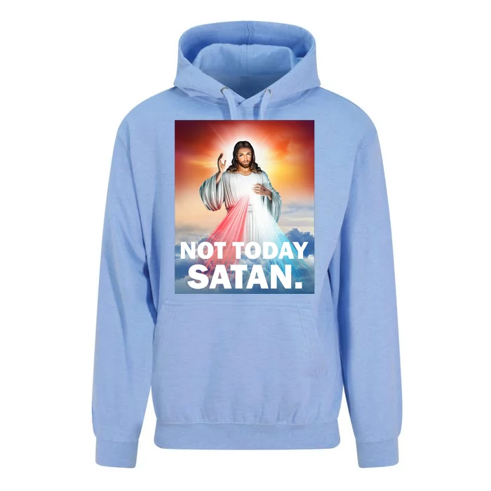 Not Today Satan Jesus Christ Christian Christianity Catholic Unisex Surf Hoodie