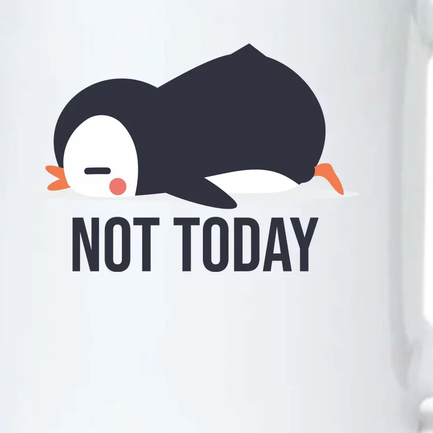 Not Today Seabird Funny Cute Black Color Changing Mug