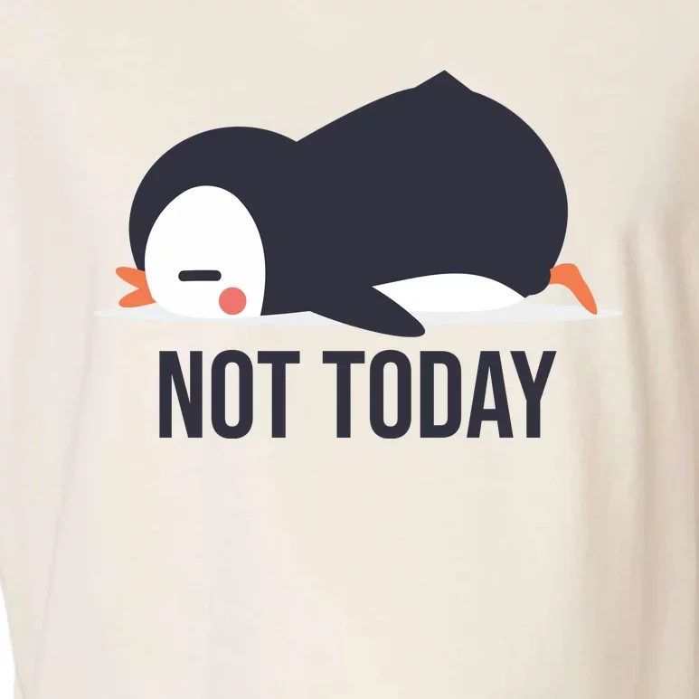 Not Today Seabird Funny Cute Garment-Dyed Women's Muscle Tee