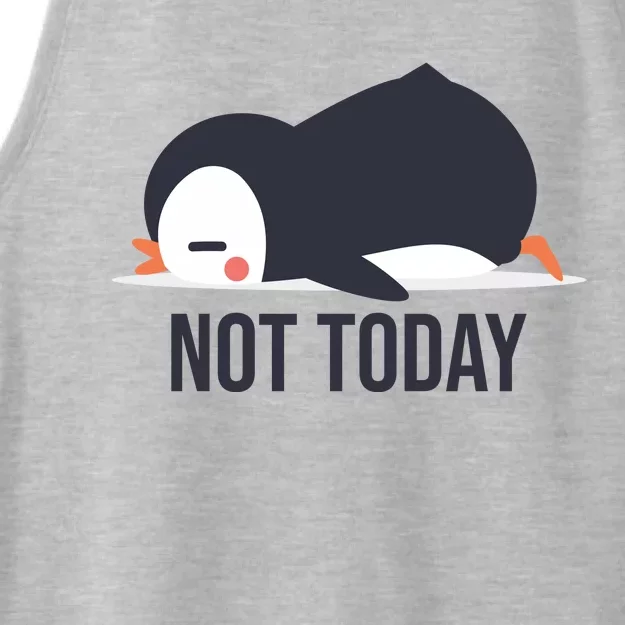 Not Today Seabird Funny Cute Ladies Tri-Blend Wicking Tank