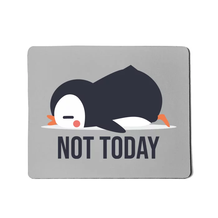 Not Today Seabird Funny Cute Mousepad