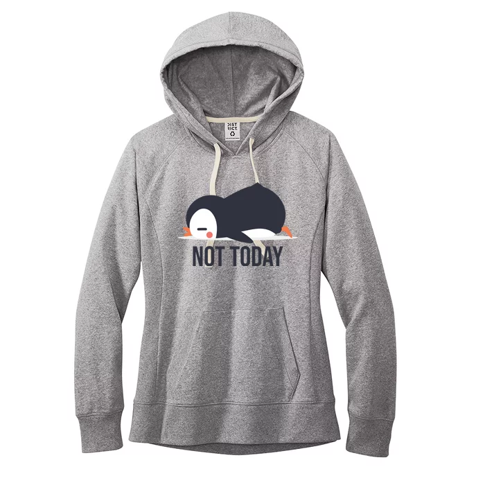 Not Today Seabird Funny Cute Women's Fleece Hoodie