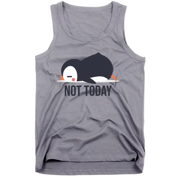 Not Today Seabird Funny Cute Tank Top