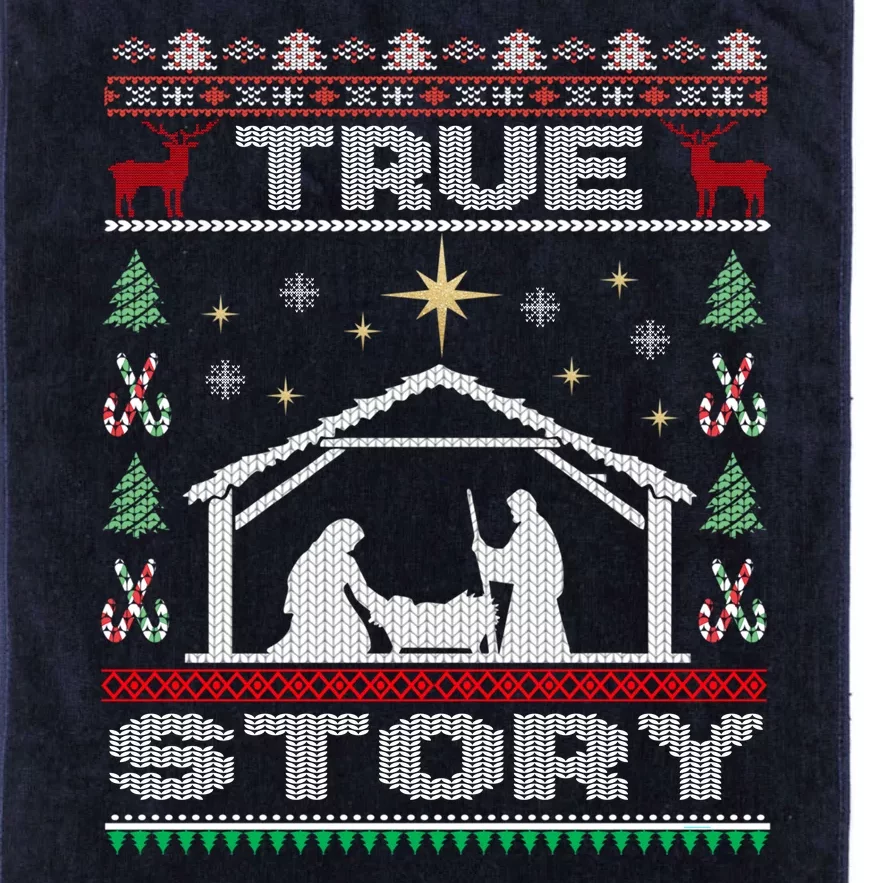 Nativity True Story Christmas Platinum Collection Golf Towel