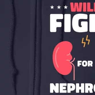 Nephrology Transplant Surgeon Will Fight For Nephrons Full Zip Hoodie