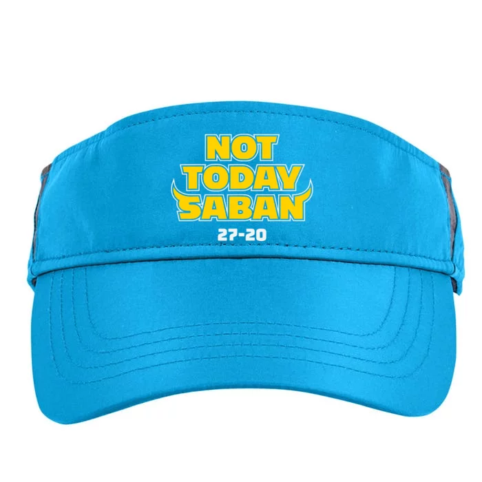 Not Today Saban 27 20 Funny Adult Drive Performance Visor