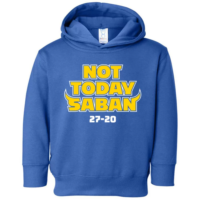 Not Today Saban 27 20 Toddler Hoodie