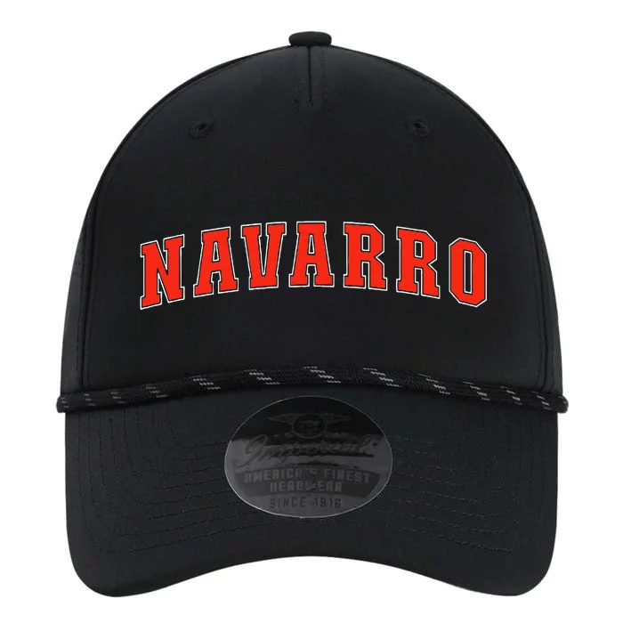 Navarro Texas Tx College Style Red Text Navarro Performance The Dyno Cap