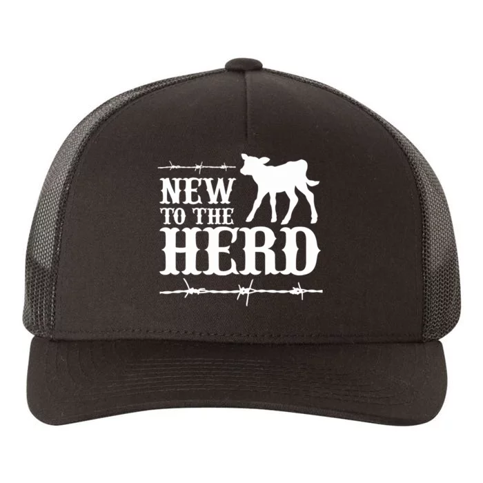 New To The Herd Country Yupoong Adult 5-Panel Trucker Hat