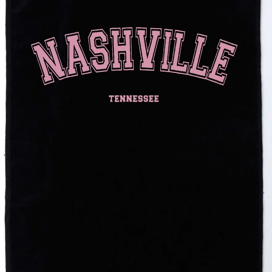 Nashville Tennessee Tn Varsity Style On Nashville Platinum Collection Golf Towel